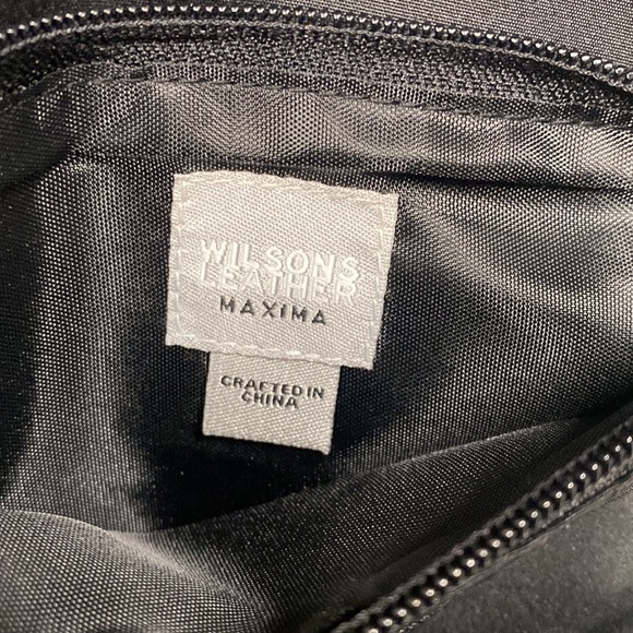 Wilson’s Leather (Like New) • Maxima Black Leather Mini Bag - Picture 3 of 7